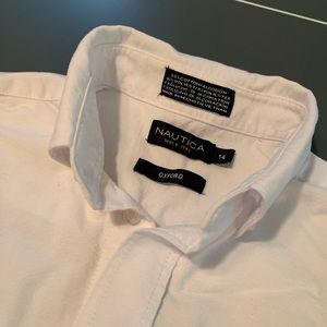 Nautica Oxford cloth button-down, Size 14